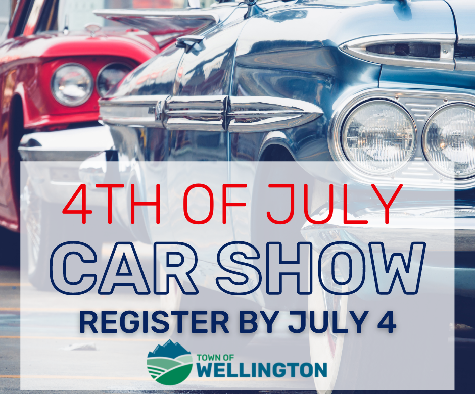 4th of July Car Show registration open now through Jul. 4