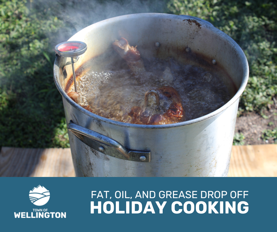 HOLIDAY COOKING - Grease drop off (Facebook Post)