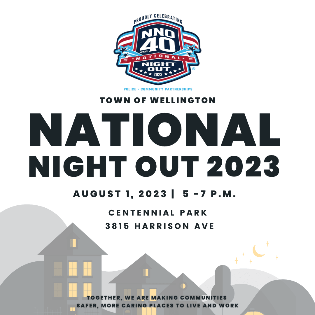 National Night Out August 1, 2023 Centennial Park from 5-7 p.m.