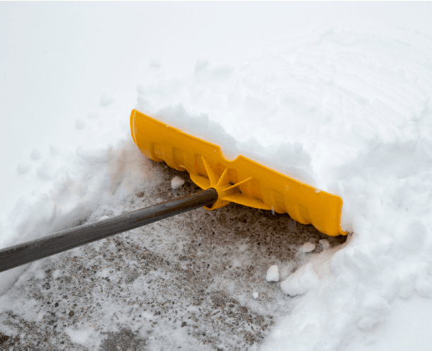 Shovelling snow image 